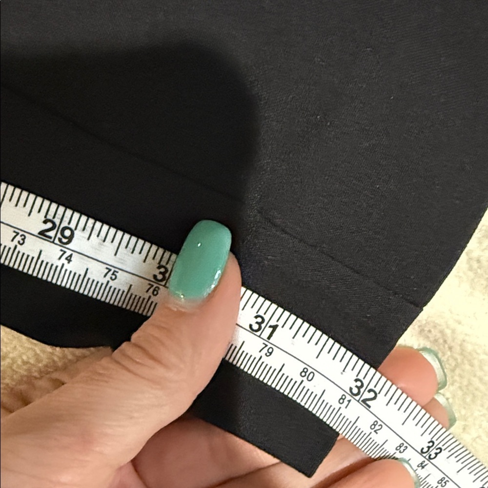 Victoria's Secret Black Wide-Leg Trousers 12 tall 32” Marisa fit dress pants - Picture 8 of 8